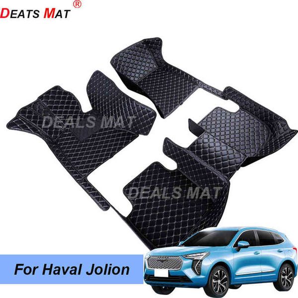 Tapis de sol de voiture avec poches, 100% adapté, pour Haval Jolion 2021, accessoires H220415