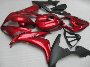 100% adapté pour les carénages de moulage par injection Yamaha YZFR1 2004-2006 vin rouge noir kit de carénage YZF R1 04 05 06 OT16