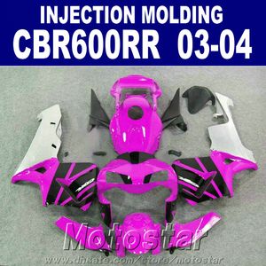 100% Fit Injectie Gieten voor HONDA CBR 600RR FACKING 2003 2004 ABS 03 04 CBR600RR Custom Fairing AOCU