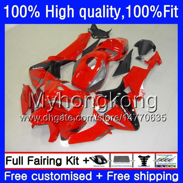 100% apto OEM para HONDA CBR600RR CBR600 RR CBR600F5 600CC 48HM.96 CBR 600 CC RR F5 05 06 Carenados de inyección rojo CBR 600RR 2005 2006