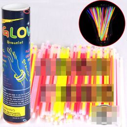 100 fluorescerende toverstapelbanden voor concerten, wegwerp lumineuze armband speelgoedfabrikanten, directe verkoop en groothandel