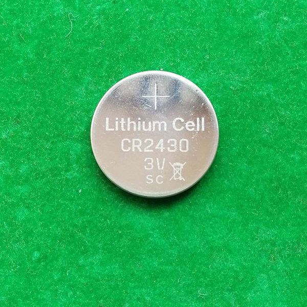 100% piles bouton au lithium CR2430 3V fraîches pour PCB 200 pièces/lot