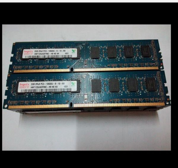 100% marca genuina HP DELL SAMSUNG Memoria desmontada 2 GB 4 GB DDR2 DDR3 para servidor de escritorio 667 Mhz 1333 Mhz 800 Mhz 1600 Mhz 95% nuevo extraído