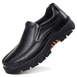 100% authentique chaussures en cuir mascules modes de vache doux pour hommes