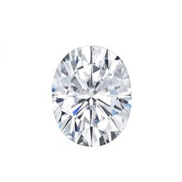 100% véritables pierres précieuses en vrac Moissanite diamant 8*10mm 3ct D couleur VVS1 pierres précieuses brillante excellente coupe pour le matériel de bijoux