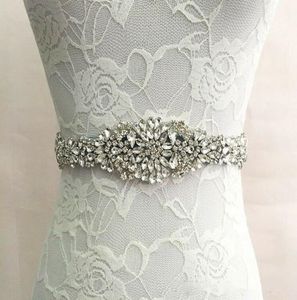 100 handgemaakte luxe bruidsriemaccessoires 2019 mode strassversiering trouwjurken sjerpen sieraden op voorraad3162047
