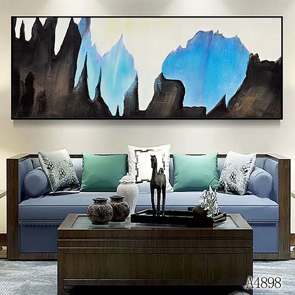 100% pinturas abstractas pintadas a mano pintura al óleo moderna sobre lienzo decoración de la habitación imágenes artísticas de pared A 4898