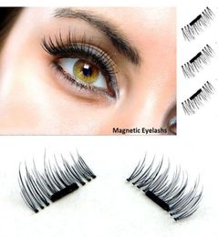 100 handgemaakte magneet wimpers kruisen dikke valse oog wimpers nep wimpers magnetische oog lashes 3D mink 1pair4pcs5209053