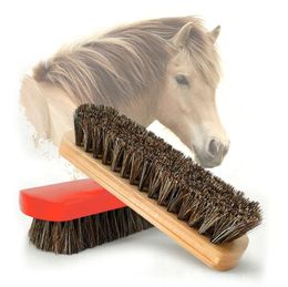 Cepillo para zapatos de 100 caballos esmalte de cuero natural para el cabello del caballo del caballo de pulido suave Pincel de limpieza de bootpolish para gamuza nubuck bo2612971