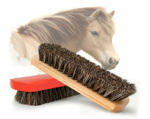 100 paardenhaar schoenpoetsmiddel natuurlijk leer echt paardenhaar zacht polijstgereedschap Bootpolish reinigingsborstel voor suède nubuck Bo1556437