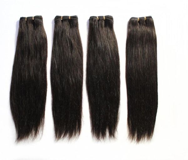 100 Extensiones de cabello brasileño liso de trama de cabello humano 1B Negro 2 8 Marrón 613 Rubio Longitudes de mezcla Tejido de cabello brasileño 11694541