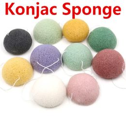 100 Konjac Facial Cleansing Sponge Whitten Bubble Washing Puff Makeup Remover Sponges Skin Care Cleaning Tools Vegetal Fiber8762437
