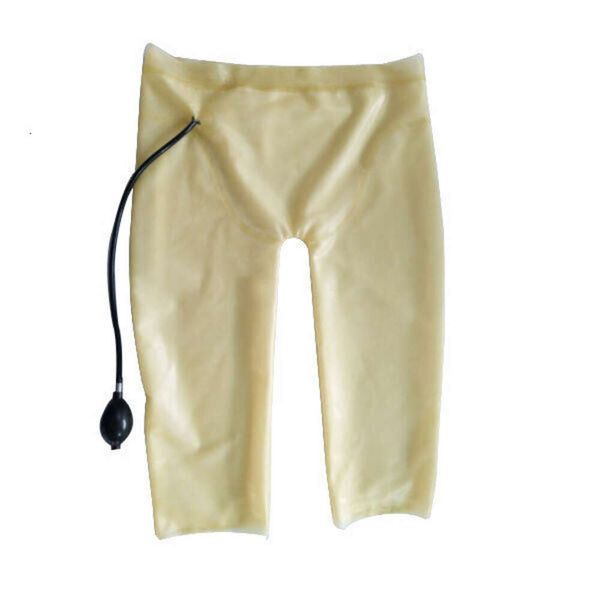 100% Latex Rubber Low Brief Brief Long Boxer Shorts serré Périr de fétiche S-XXL 0,4 mm S-XXL