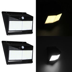 100 LED Solar Motion Sensor Light Outdoor 1000LM Waterdichte Security Wand Night - Warm White