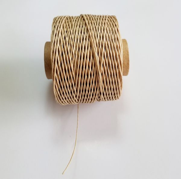 Cordón de hilo de hilo encerado de 100% 100m/cable de hilo de hilo de alta tenacidad para bricolaje accesorio