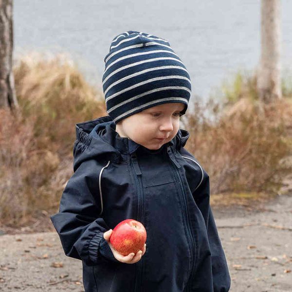 100% Merino Wool Kids Gorros de invierno Termal Unisex Bebés Bebés Niñas Sombreros Chicos Bonete Accesorios al aire libre