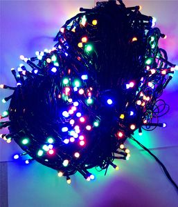 100 meter 480LED zwarte mistlamp modellering sfeer Kerst Bruiloft Decoratie lantaarn string fabrikanten directe verkoop