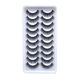 100% vision des cils en gros de faux cils naturels 3D Lashs Soft Make Up Extension Makeup Fake Eye Lashes 3D Series