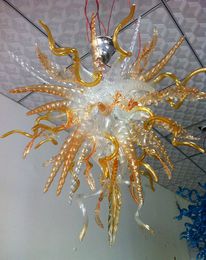 100% lampe soufflée à la bouche CE UL Borosilicate Murano Style verre Dale Chihuly Art décoratif pendentif unique plafonniers
