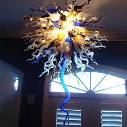 100% mondgeblazen hanglampen ce ul borosilicaat murano stijl glas dale chihuly kunst mooie kroonluchter bar kantoor lobby licht decor