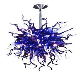 100% mondgeblazen hanglampen ce ul certificering borosilicaat murano stijl glas dale chihuly kunstbalvormige ontwerpverlichting armaturen kroonluchters