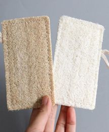 100 almohadillas de esponja biodegradables biodegradables de 100 almohadillas de esponja de mugo de muescas naturales de la esponja Luffa Cocina Vegen Loofah esponja LXJ1619579505