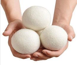 100 drogerballen van natuurlijke wol Premium herbruikbare natuurlijke wasverzachter Statisch vermindert helpt kleding sneller te drogen9445207