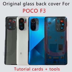 100% New For Xiaomi POCO F3 5G Battery Cover, poco f3 back glass cover, Pocophone Replacement Parts