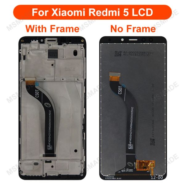 100% nuevo para Xiaomi Redmi 5 Plus MEG7 MEI7 Pantalla táctil Piezas de repuesto de la pantalla táctil para Redmi 5 MDG1 MDI1 LCD Pantalla