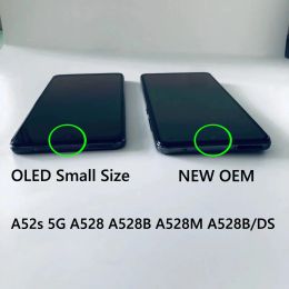 Affichage AMOLED 100% nouvel OEM 6,5 '' pour Samsung Galaxy A52S 5G A528 A528B A528M
