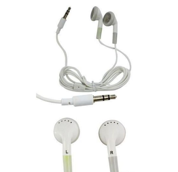 100% nuevo auricular intrauditivo estéreo de 3,5mm con cable tipo línea para teléfono MP3 MP4 PSP promoción de liquidación caliente