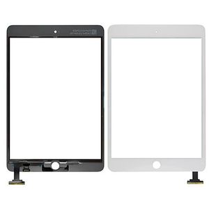 100% nouveau panneau en verre à écran tactile avec numériseur pour iPad Mini 3 Mini3 noir et blanc gratuit DHL