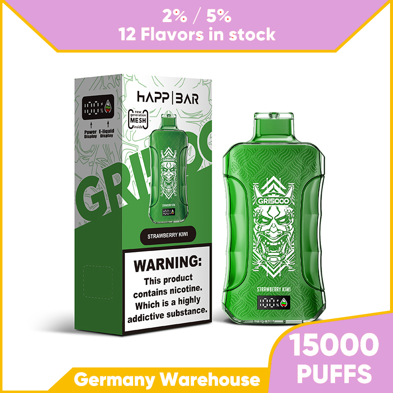 100% Original 15000 Puff Einweg-E-Zigaretten Vape Pod Puff 15k Ecigs mit Smart Screen Vape desechable Vaper Lokales Lager EU-kostenlos