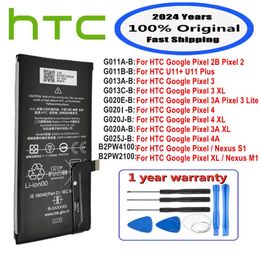 100% originele batterij voor HTC Google 2 2B Pixel 3 3a Lite Pixel3 XL 3xl Pixel 4 4xl Pixel4 XL 4A Nexus S1 M1 U11+ plus batterij
