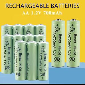 Batería 100% original de BMAX recargable AA 1.2V Ni-CD 700mAh para equipos de sonido livianos Micrófono control remoto Bitterías NICD NICD