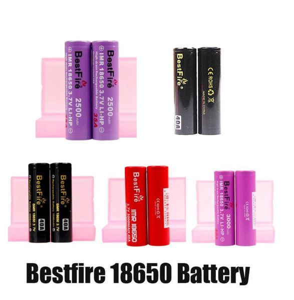 100 Fire d'origine BMR IMR 18650 Batterie 2500mAh 3000mAh 3100mAh 3500mAh BATTE DE VAPE LITHIUM RECHARAGE AUTHENTIQUE 46832017