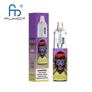 100% Original Fumot RandM Tornado 7000 bouffées de cigarette électronique jetable RandM Type-C vapes rechargeables lumière LED