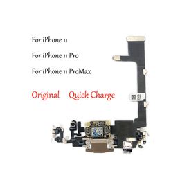 3pcs/lot 100% Original New For Iphone 11 Pro Max USB Charging Board Port Connector Flex Cable Replacement Parts