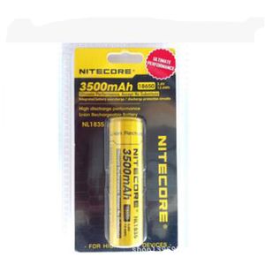 100% batterie au lithium d'origine Nitecore NL1835 NL1835HP 18650 3500mAh 8A 3.7V Li-ion batteries rechargeables pour lampe frontale lampe de poche lumière LED