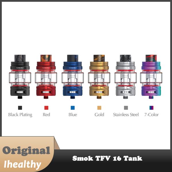 Réservoir de maille SMOK TFV16 d'origine 100% avec maille TFV16/bobines à double maille, remplissage supérieur, capacité de 9 ml, réservoir V16