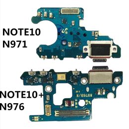 Connecteur de câble de port de charge USB 100% Connecteur de câble flexible pour Samsung Galaxy Note 10 plus N976V B N975F N975B N975U Microphone