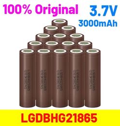 100 Original18650 HG2 3000MAH Batería 36V de descarga 30A 18650 Batteria para LGHG2 3000MAH 37V 18650 baterías6266390