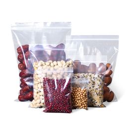 100 Pack stofdichte opslagpakket 10 Zijde Transparante Zip Bag RESEALBARE ZIP-opslag Plastic Baggassen Geschikt voor Sieraden Candy Munt Geschenken
