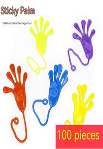 100 stuks Sticky Hands Kids Stretch Box Toy Klaslokaal Prijs Studenten Sensueel Fidget Bulk Prijzendoos Speelgoed Klappen Feestartikelen Gift9503037