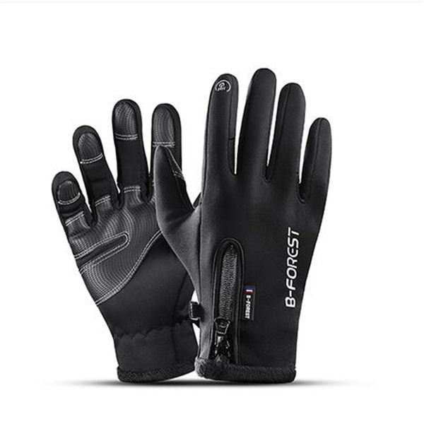 100 pares de guantes de deporte de invierno de pantalla táctil de lana unisex a prueba de viento antiadherente ciclismo bicicleta esquí al aire libre camping senderismo motocicleta guante deportes dedo completo