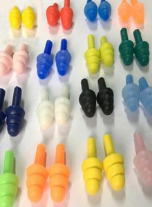 100 paires Pouchons d'oreille de natation en silicone d'étanché