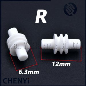 100 PCS 1/1,5 / 1,8 / 3,5 / 4.8 / 6.3 Connecteur de fil Connecteur Anneau étanché