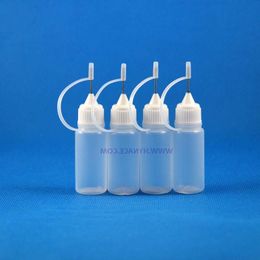 100 Pcs 10 ML Hoge Kwaliteit LDPE Plastic druppelflesje Met Metalen Naald Tip Cap voor e-sigaret Damp samendrukbare flessen laboratoriuml Ibtfc