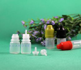 100 pcs 3 ml botellas de cuentagotas con tapas seguras a prueba de niños consejos de plástico para gotero de plástico Squeeze e cig nipple 5105901
