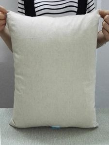 100 piezas TODOS LOS TAMAÑOS Funda de almohada mezclada de lino y algodón gris natural liso Funda de almohada de lino natural Funda de almohada gruesa de lino crudo para 6436972